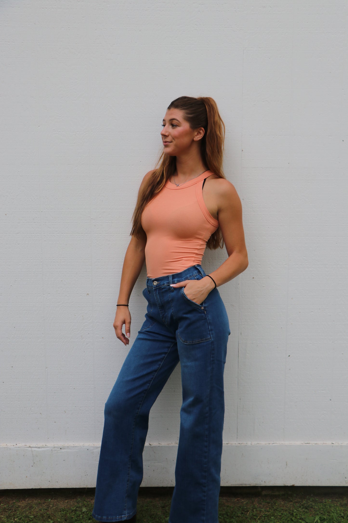 Everyday Classic Cotton Round Neck Racerback Tank