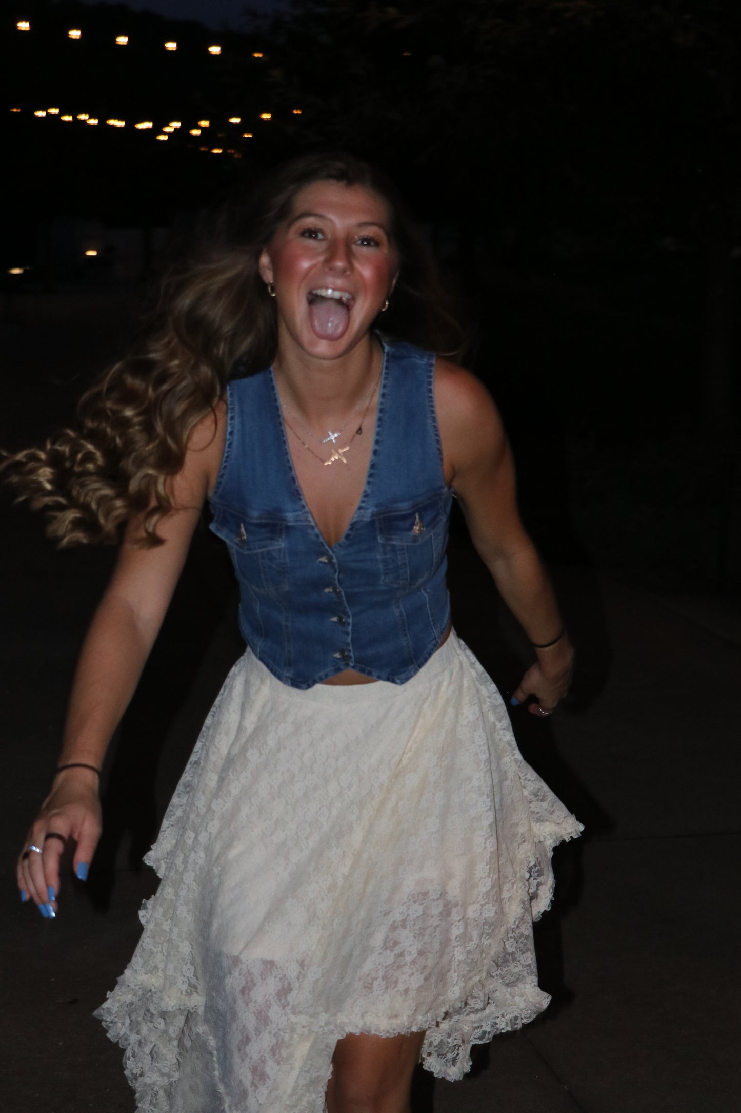 Sleeveless Denim Vest