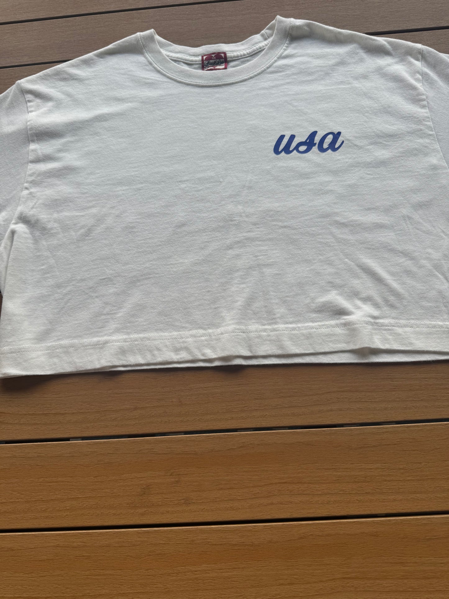 Oversized Organic Cotton Drop Shoulder Boxy Crop Graphic Tee