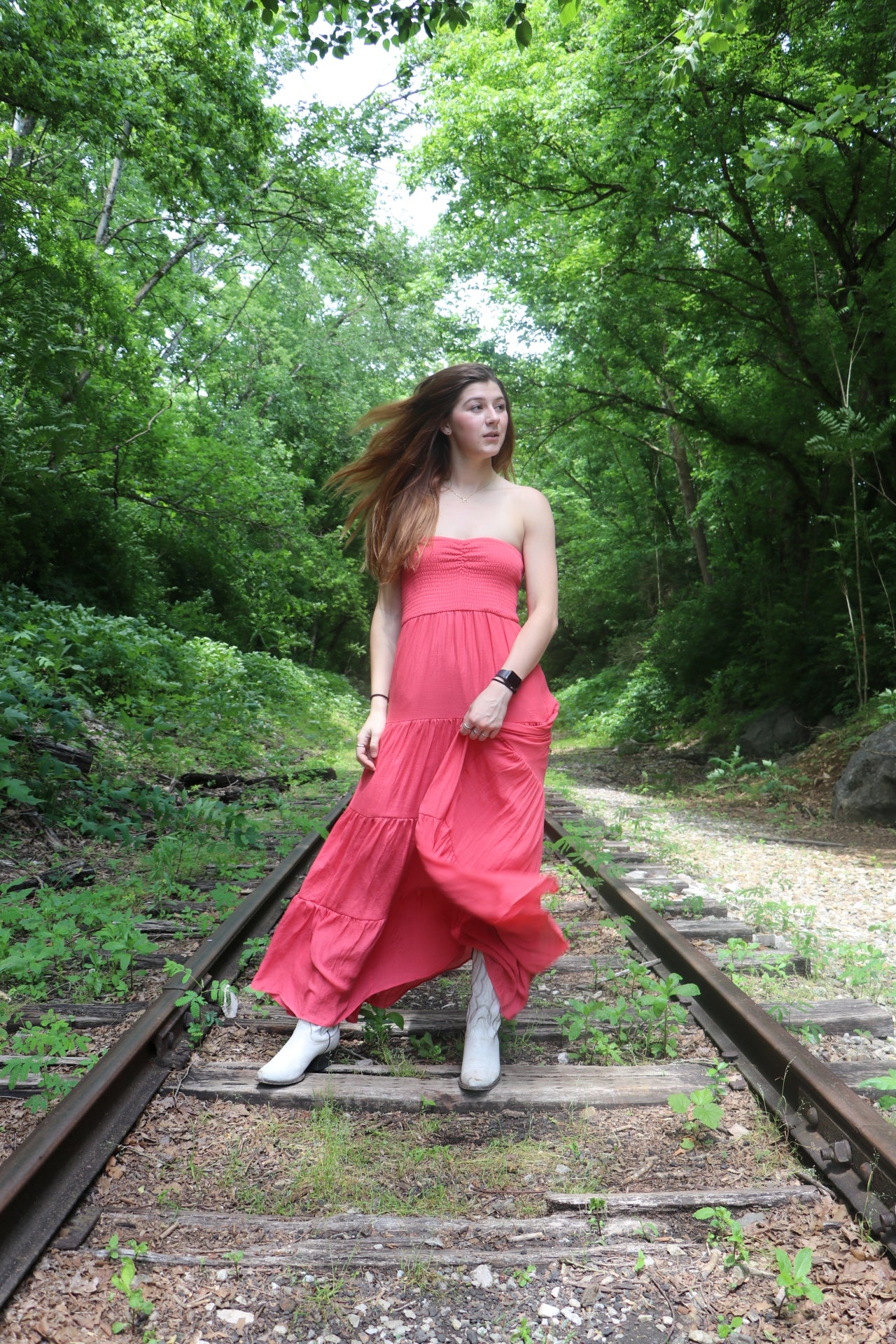 Smocked Strapless Molly Tube Top Maxi Dress