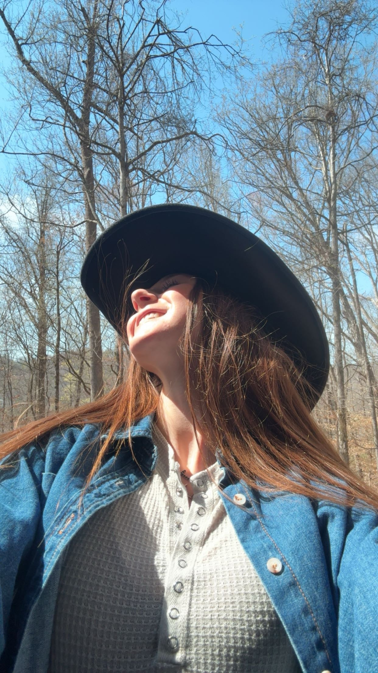 Vegan Felt Southwest Pattern Belt Cowboy Hat