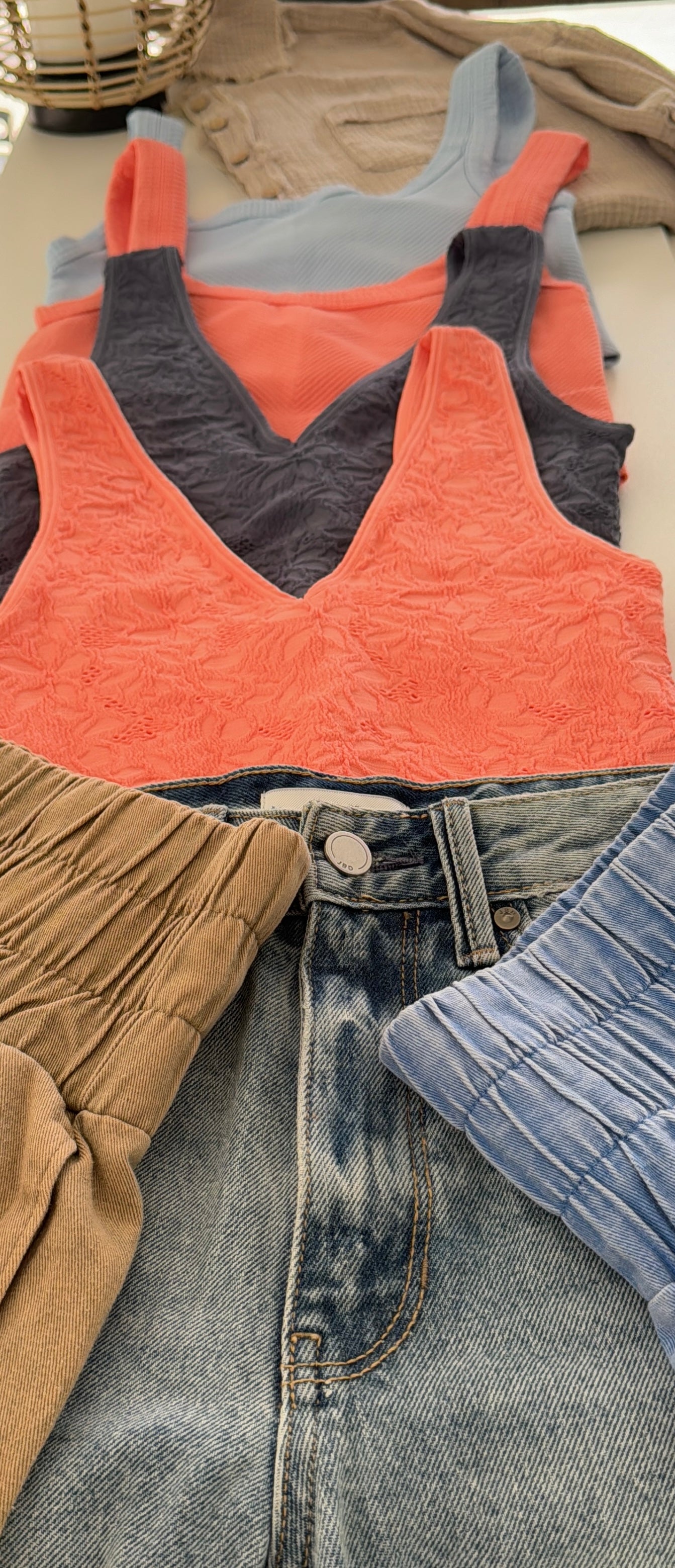 Lucy Lace V-Neck Tank Top
