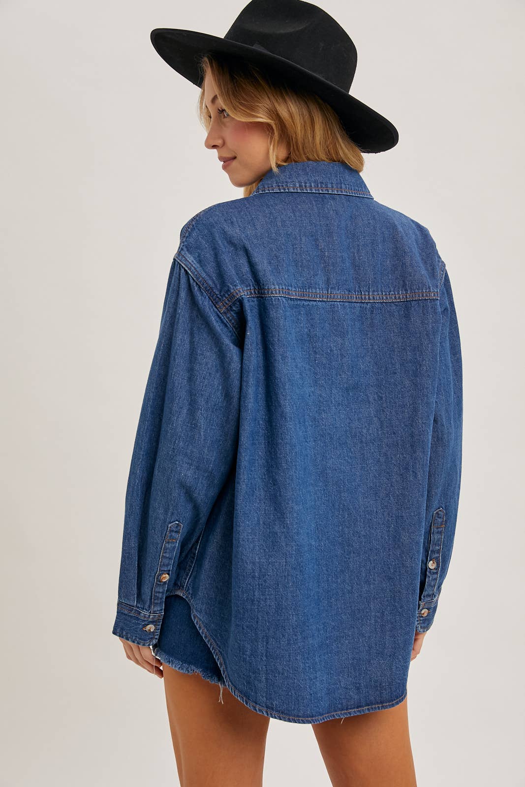 Denim Button Down Shirt