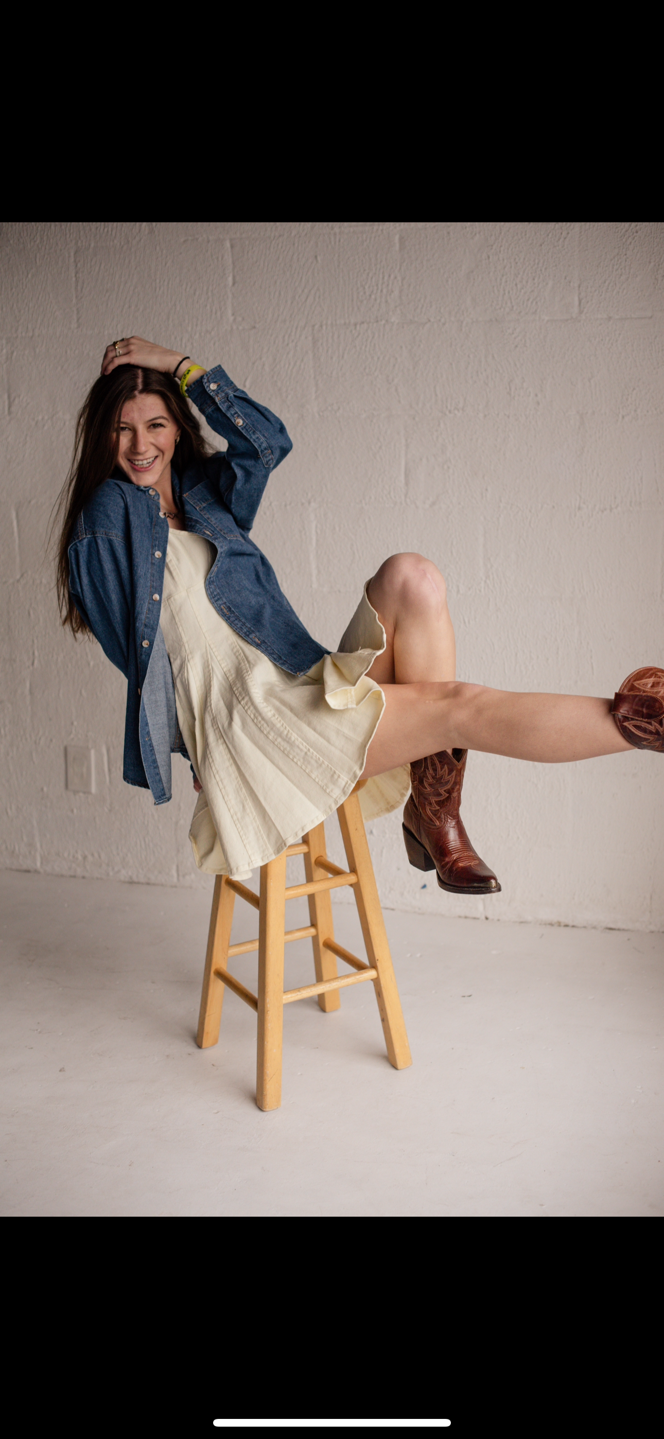 Sun Kissed Country Denim Fit And Flare Mini Dress