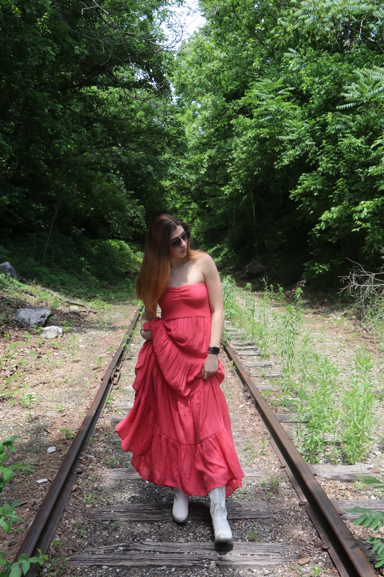 Smocked Strapless Molly Tube Top Maxi Dress