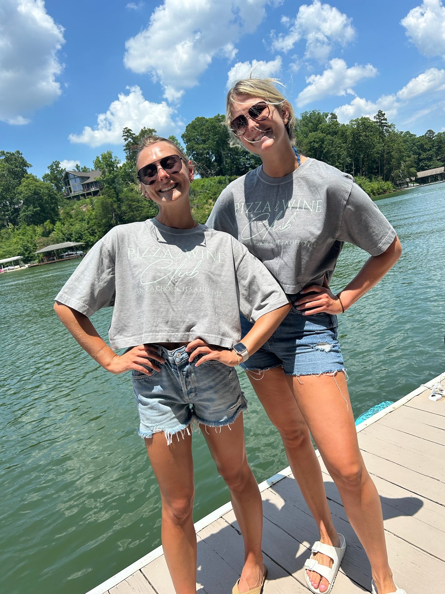 Oversized Organic Cotton Drop Shoulder Boxy Crop Graphic Tee