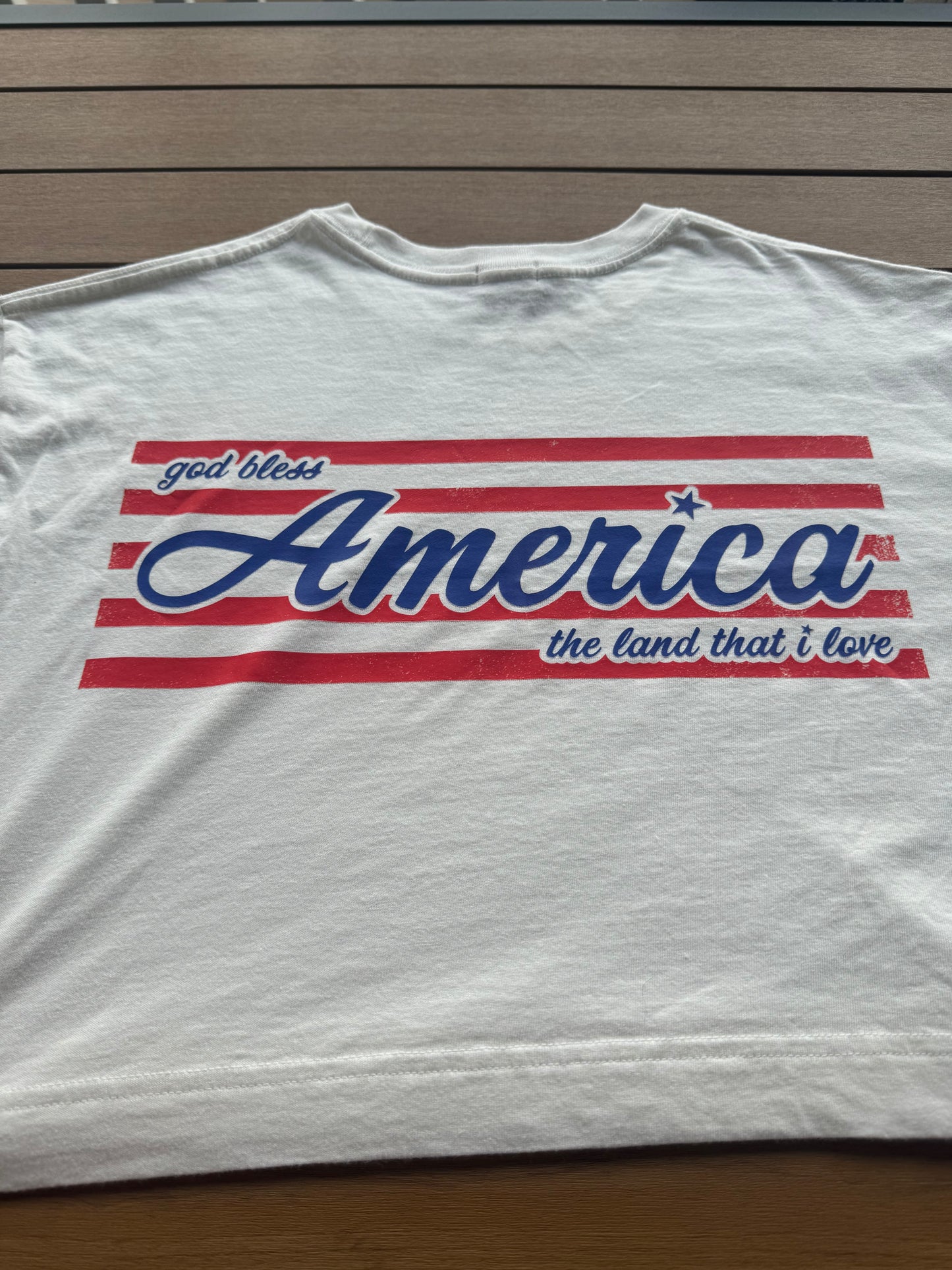 Oversized Organic Cotton Drop Shoulder Boxy Crop Graphic Tee