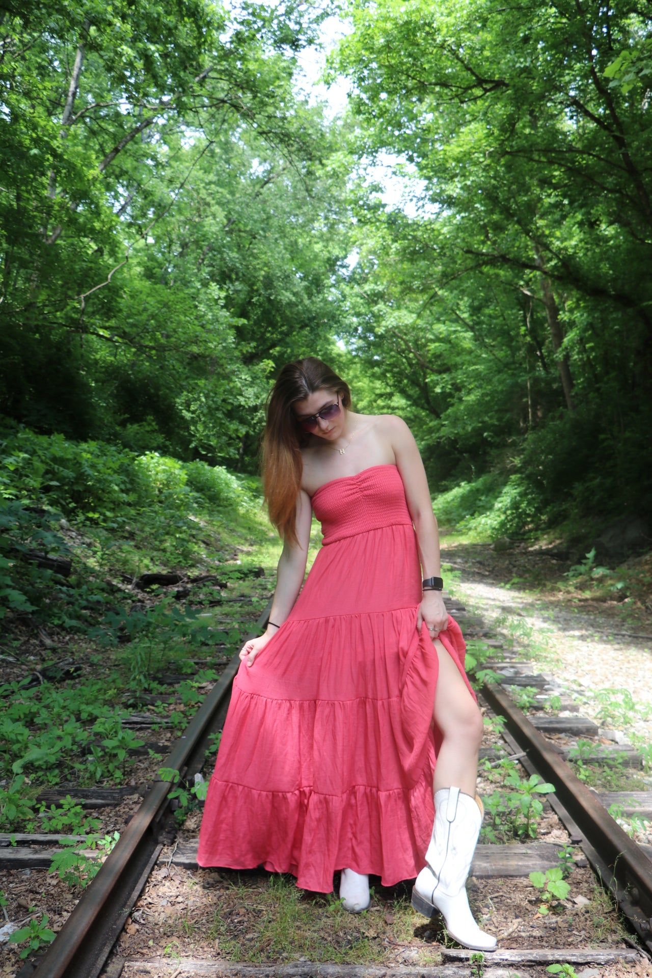 Smocked Strapless Molly Tube Top Maxi Dress