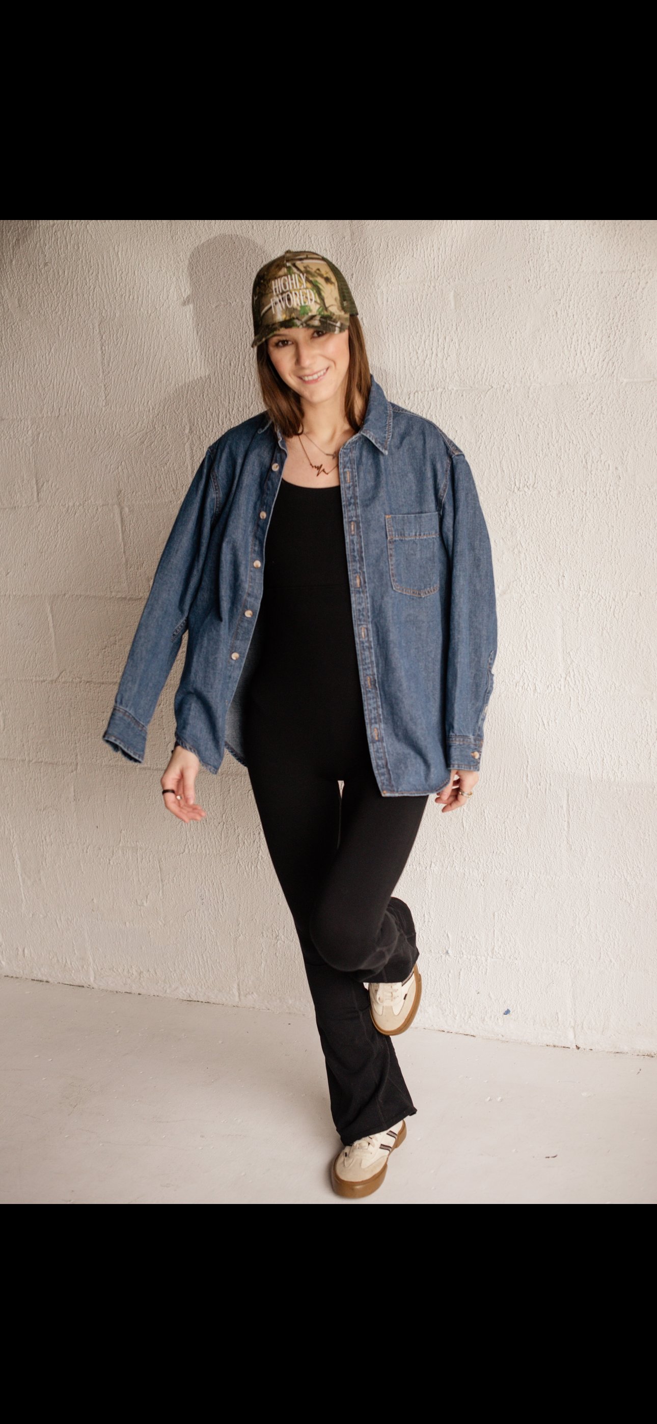 Denim Button Down Shirt