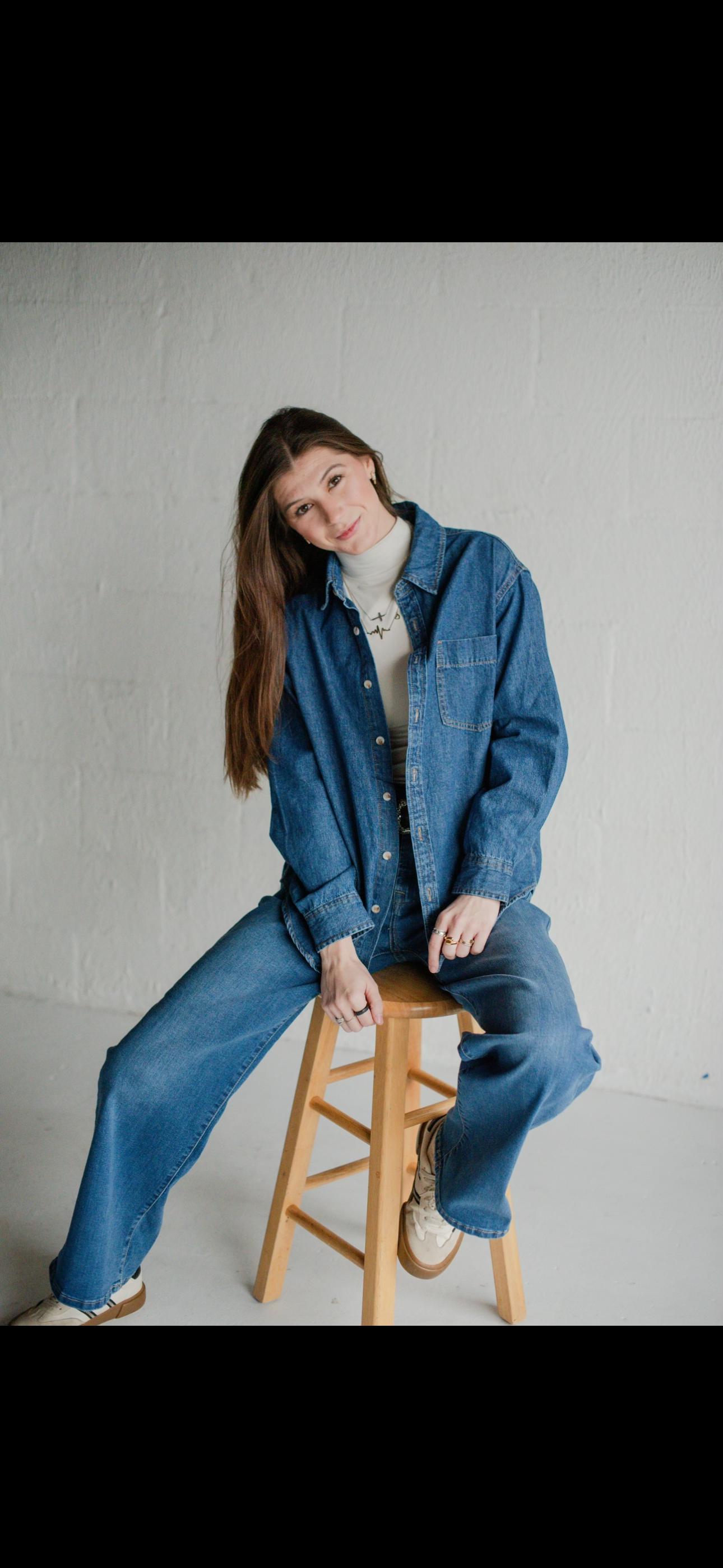 Denim Button Down Shirt