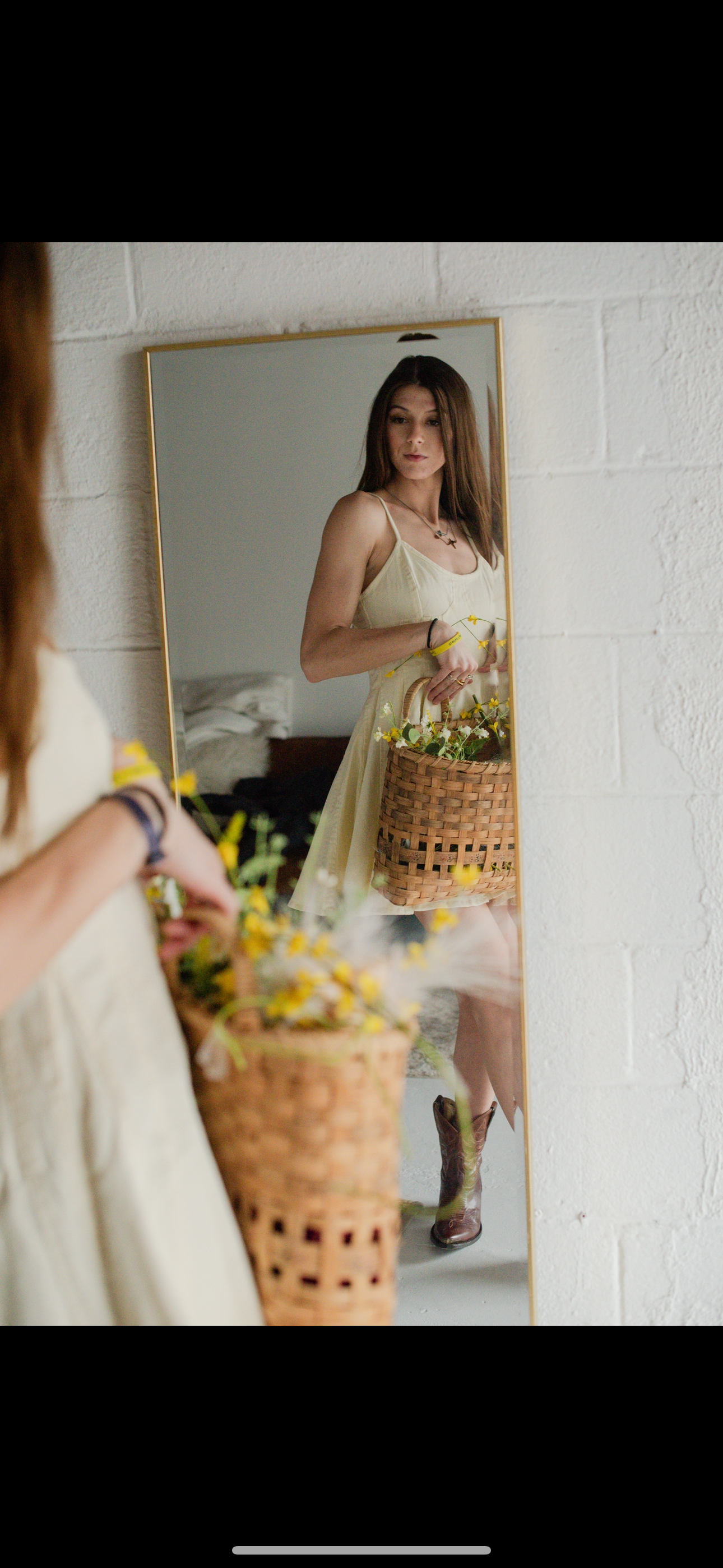 Sun Kissed Country Denim Fit And Flare Mini Dress