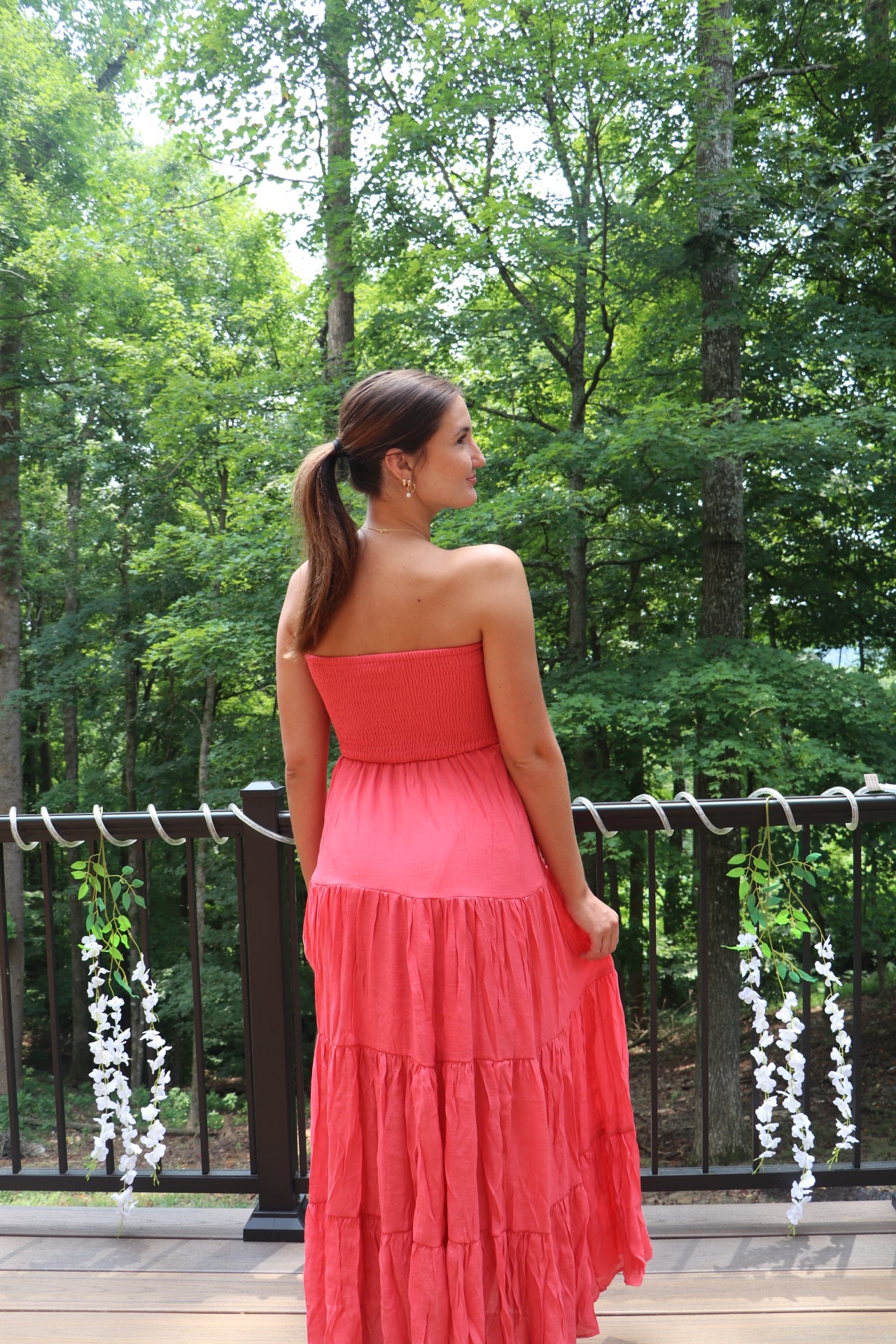Smocked Strapless Molly Tube Top Maxi Dress