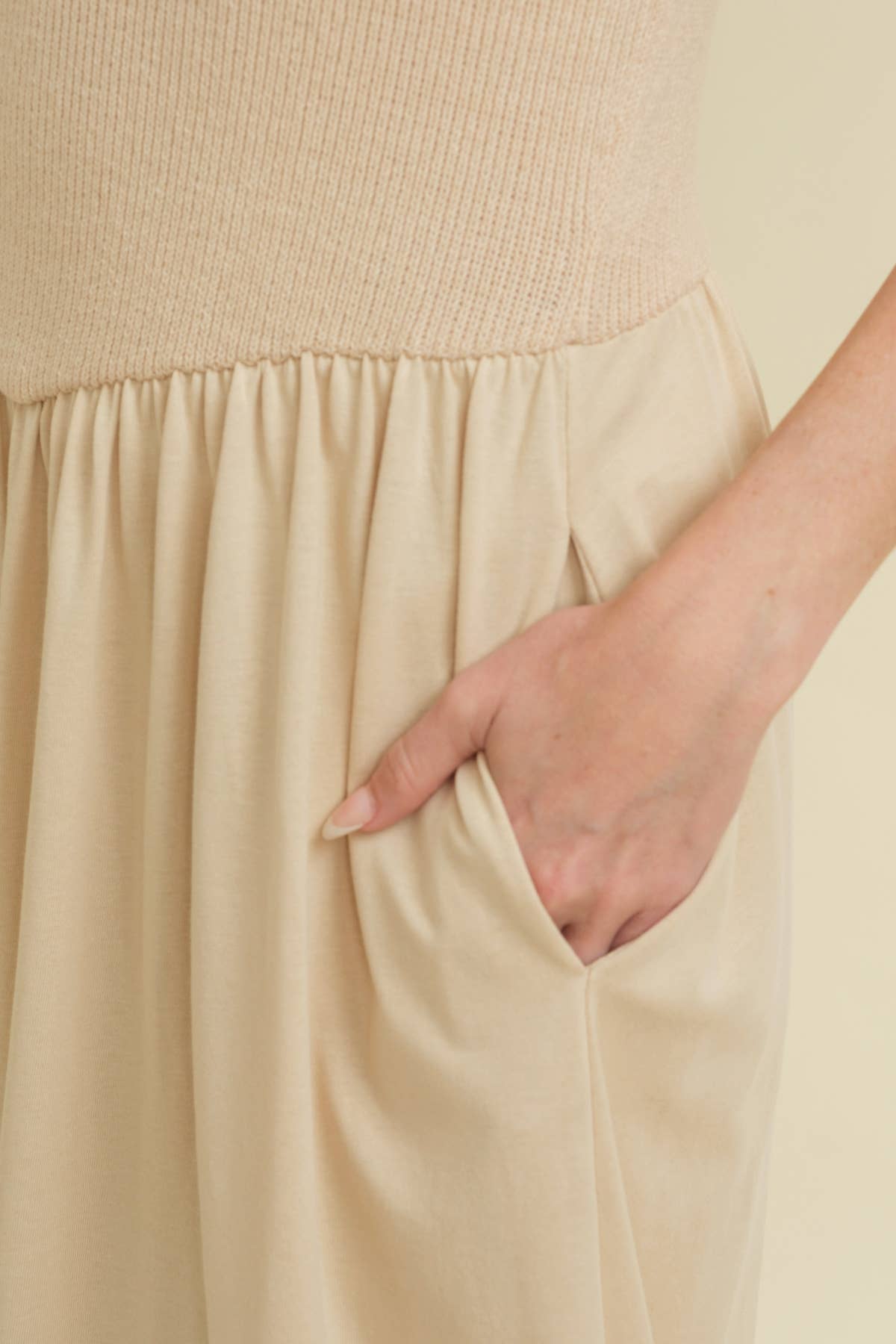 Timeless Charm Cap Sleeve Princess Cut Midi Dress