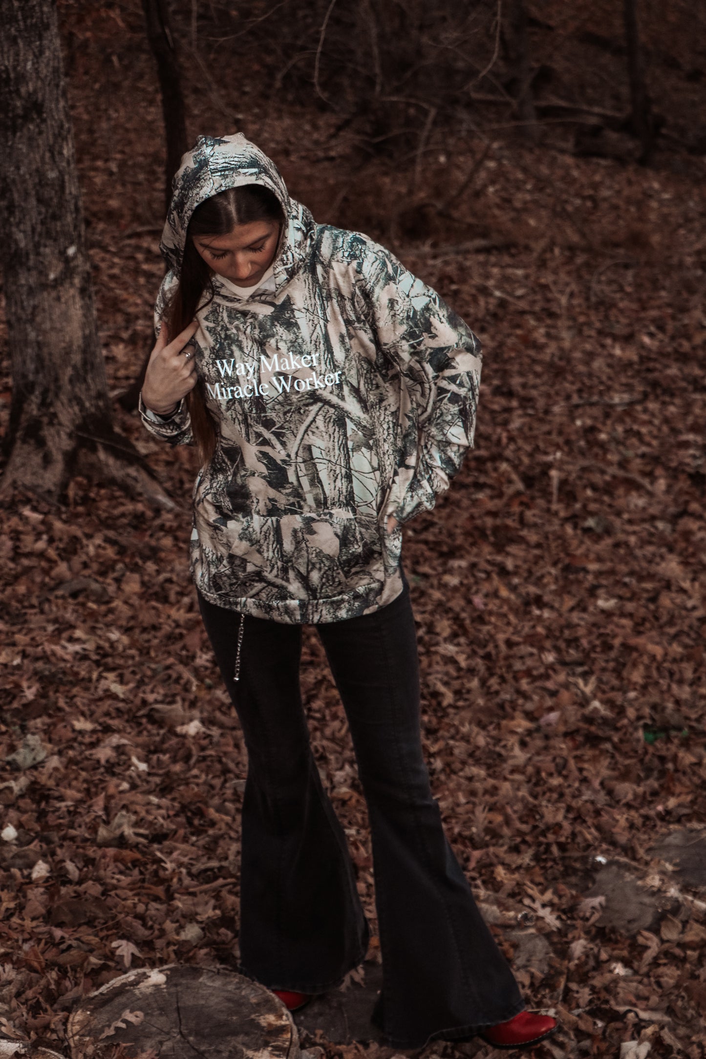 Way Maker, Miracle Worker Camo Hoodie