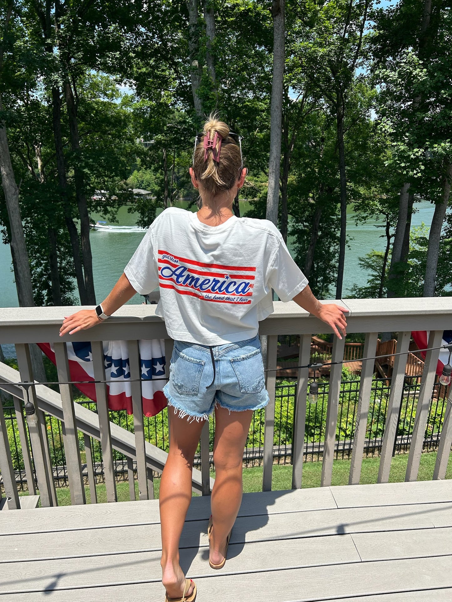 Oversized Organic Cotton Drop Shoulder Boxy Crop Graphic Tee