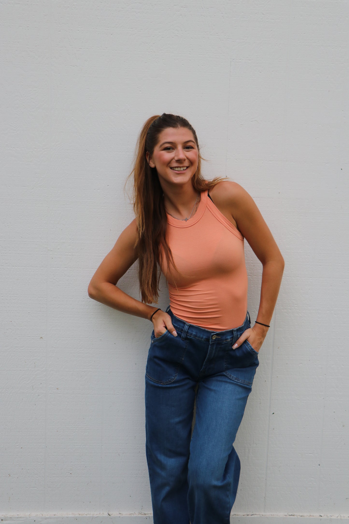 Everyday Classic Cotton Round Neck Racerback Tank