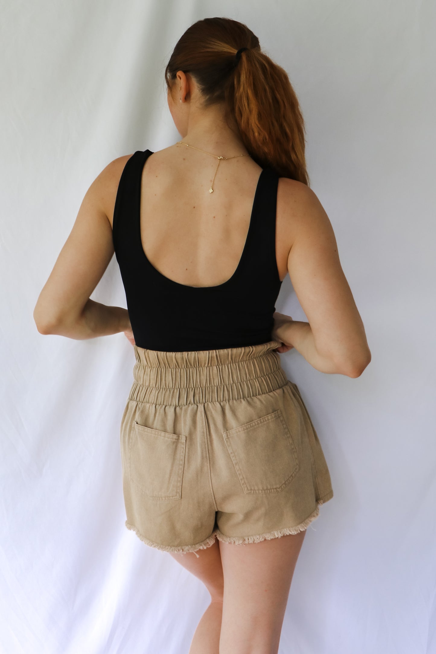 Yours Truly Double Lined Scoop Bodysuit