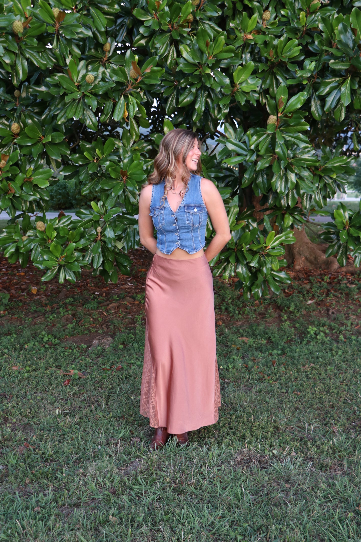 Sleeveless Denim Vest