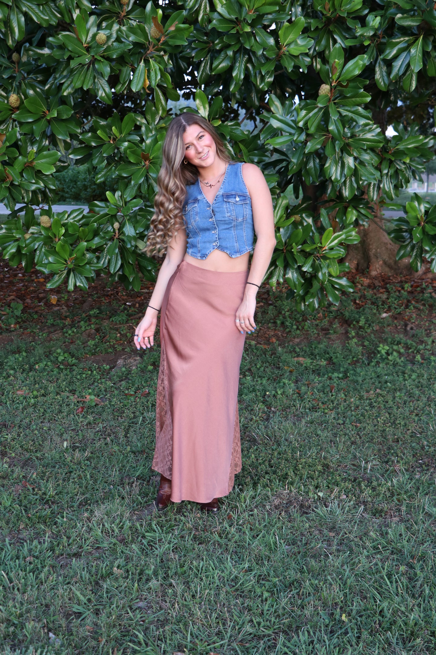 Sleeveless Denim Vest