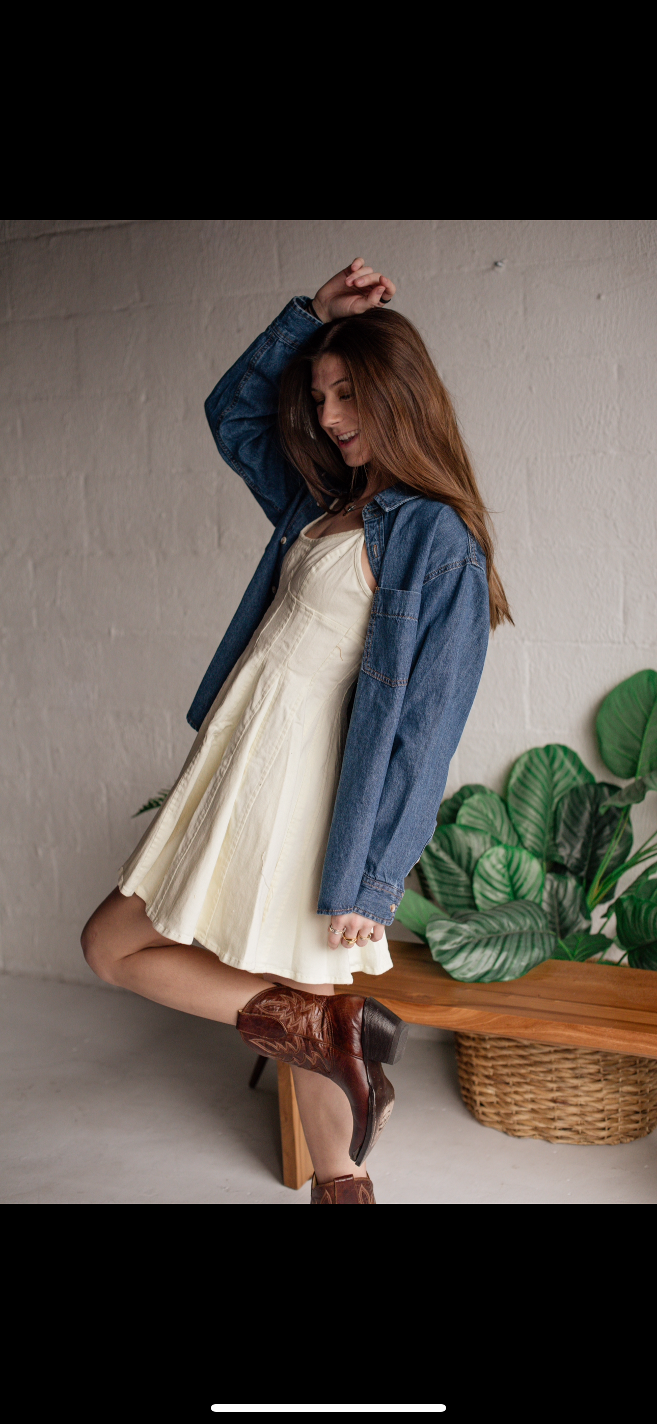 Denim Button Down Shirt