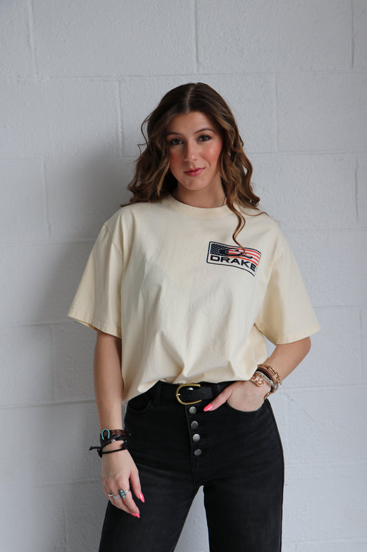 American Flag Duck Drake Graphic Tee