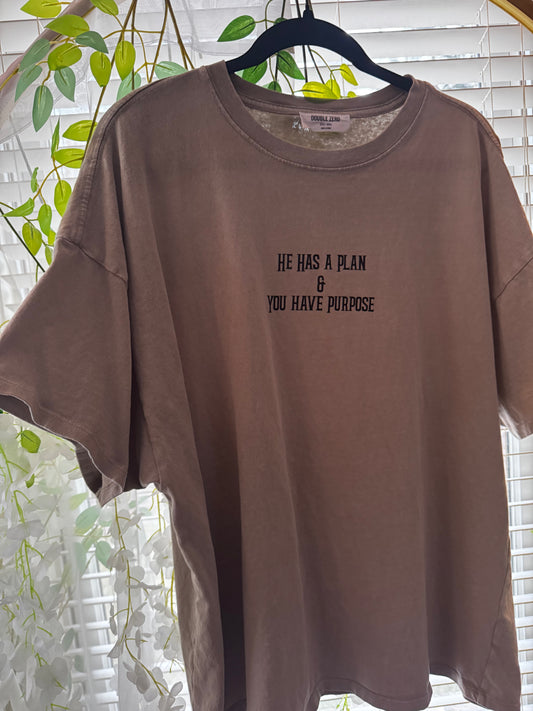 Plan and Purpose Oversized Tee