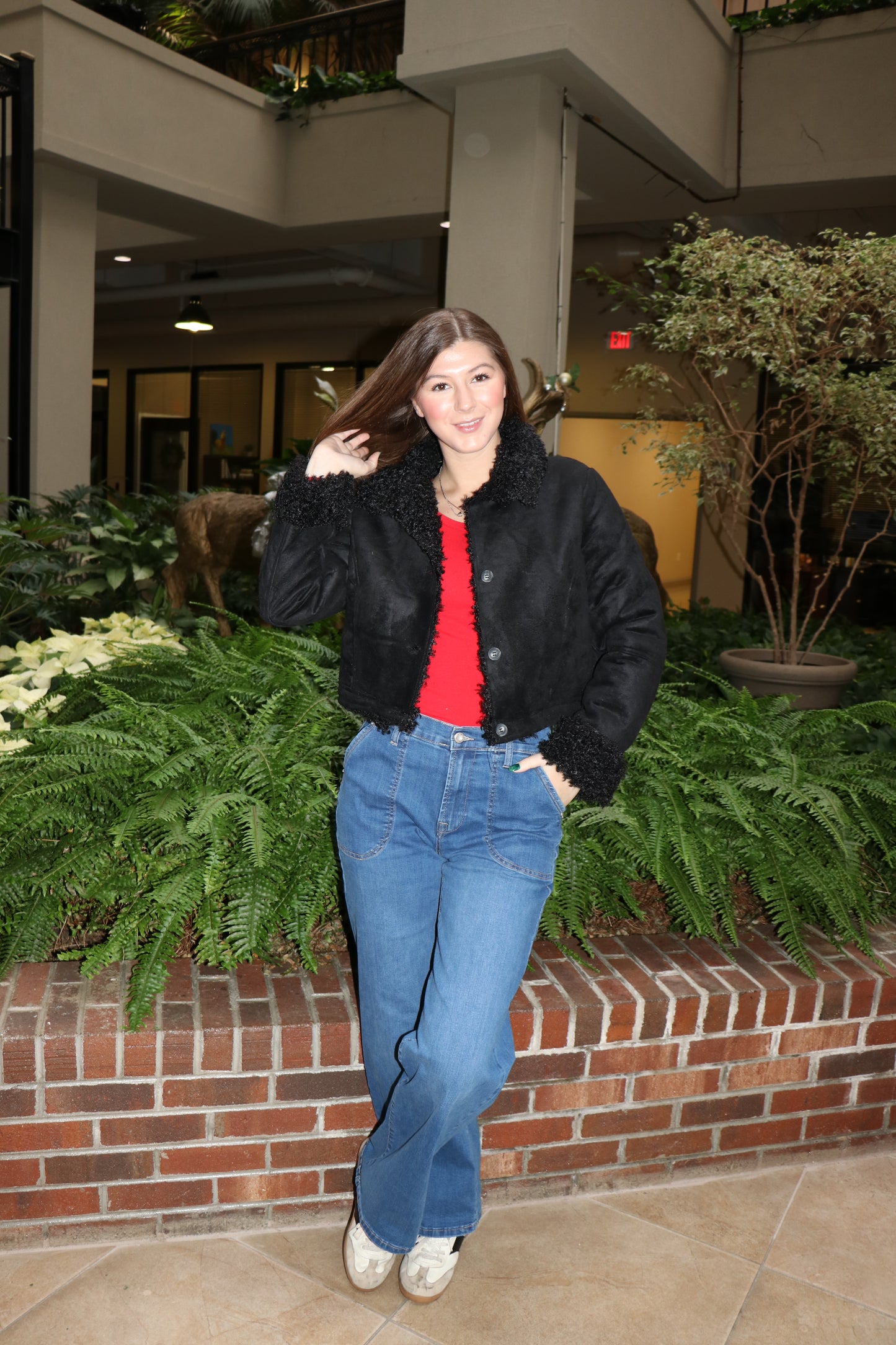 Long Sleeve Scoop Neck Top