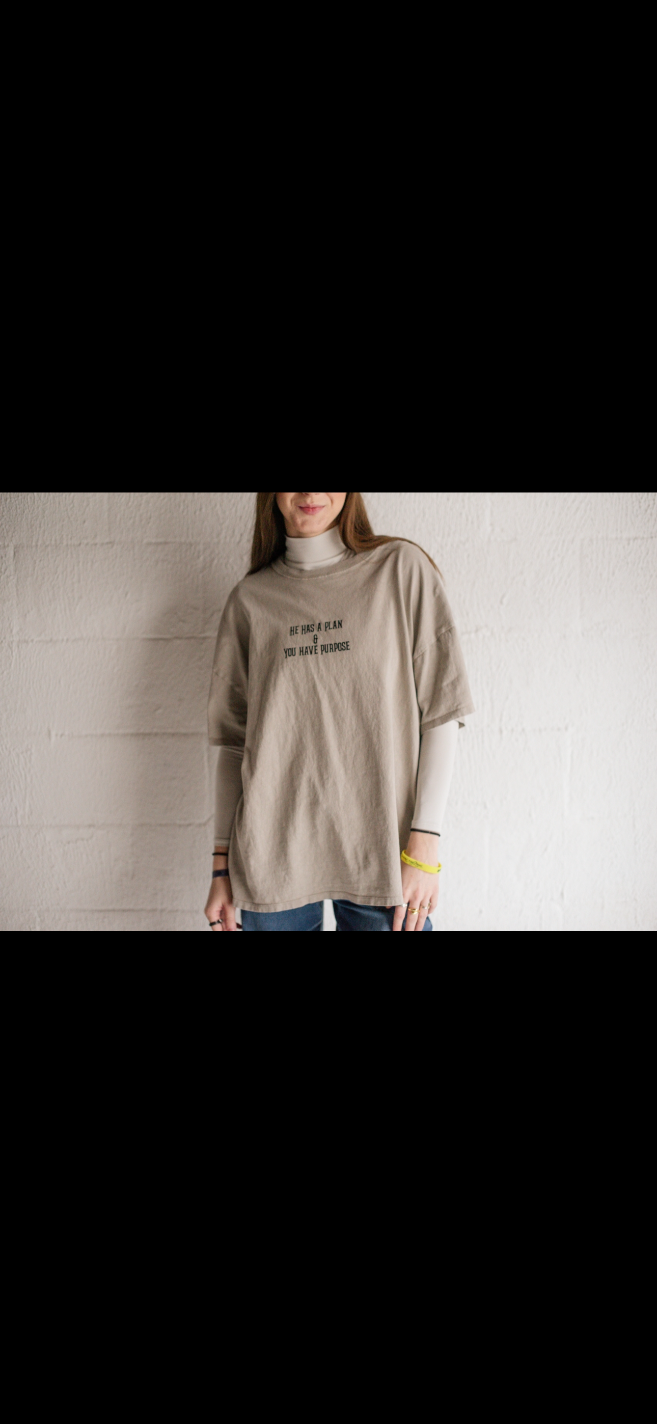 Plan and Purpose Oversized Tee