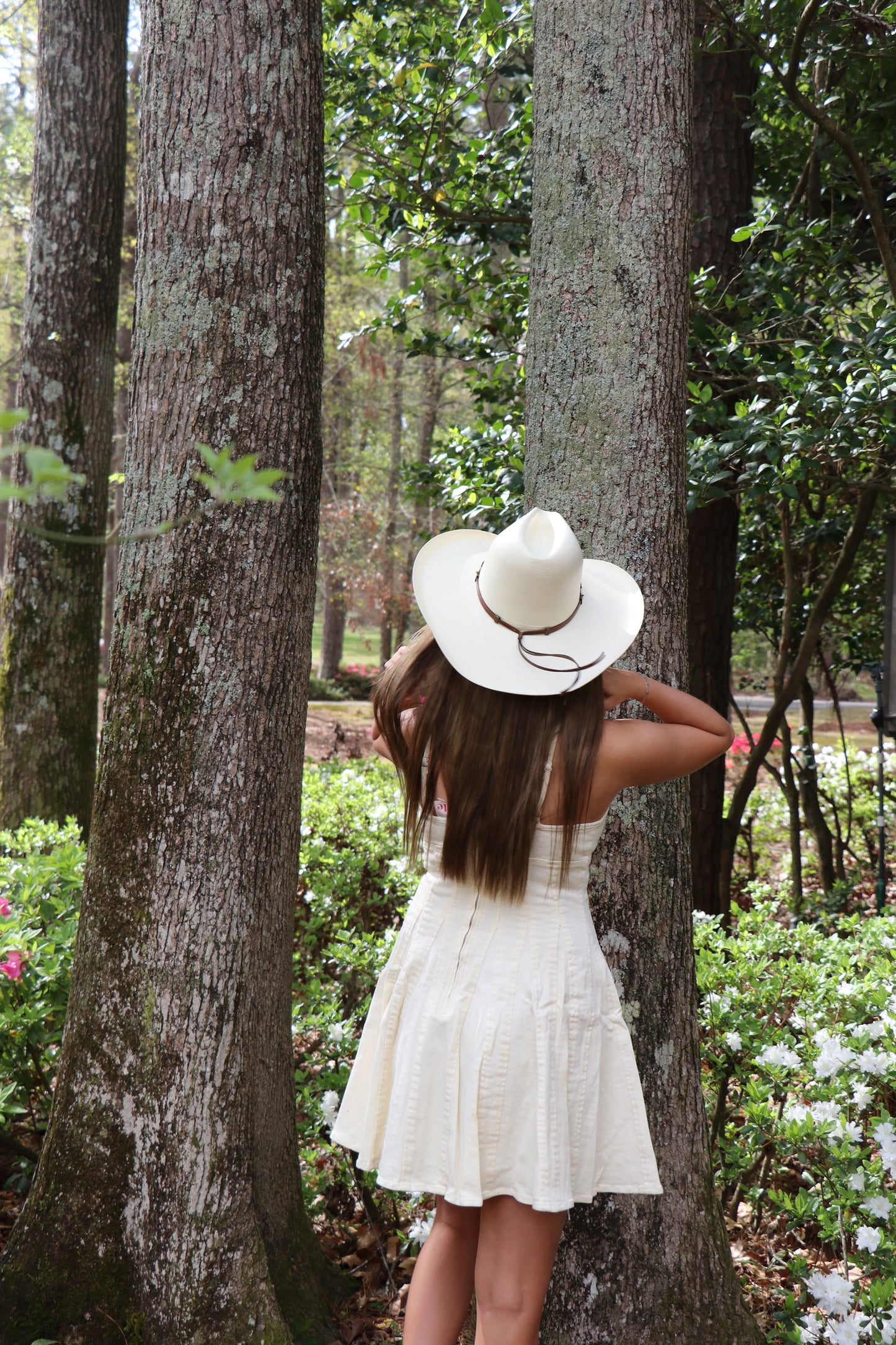 Sun Kissed Country Denim Fit And Flare Mini Dress