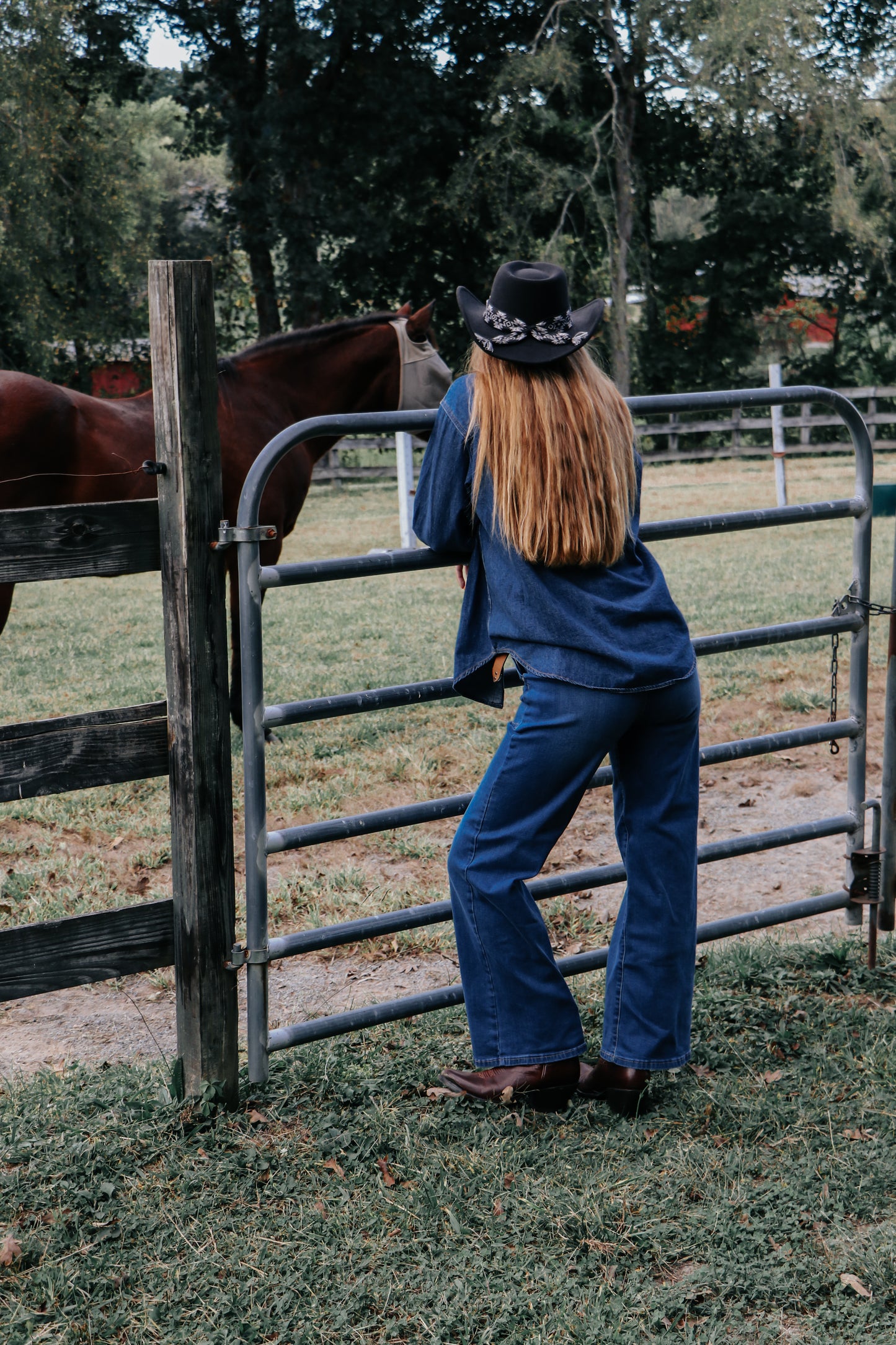 Denim Button Down Shirt