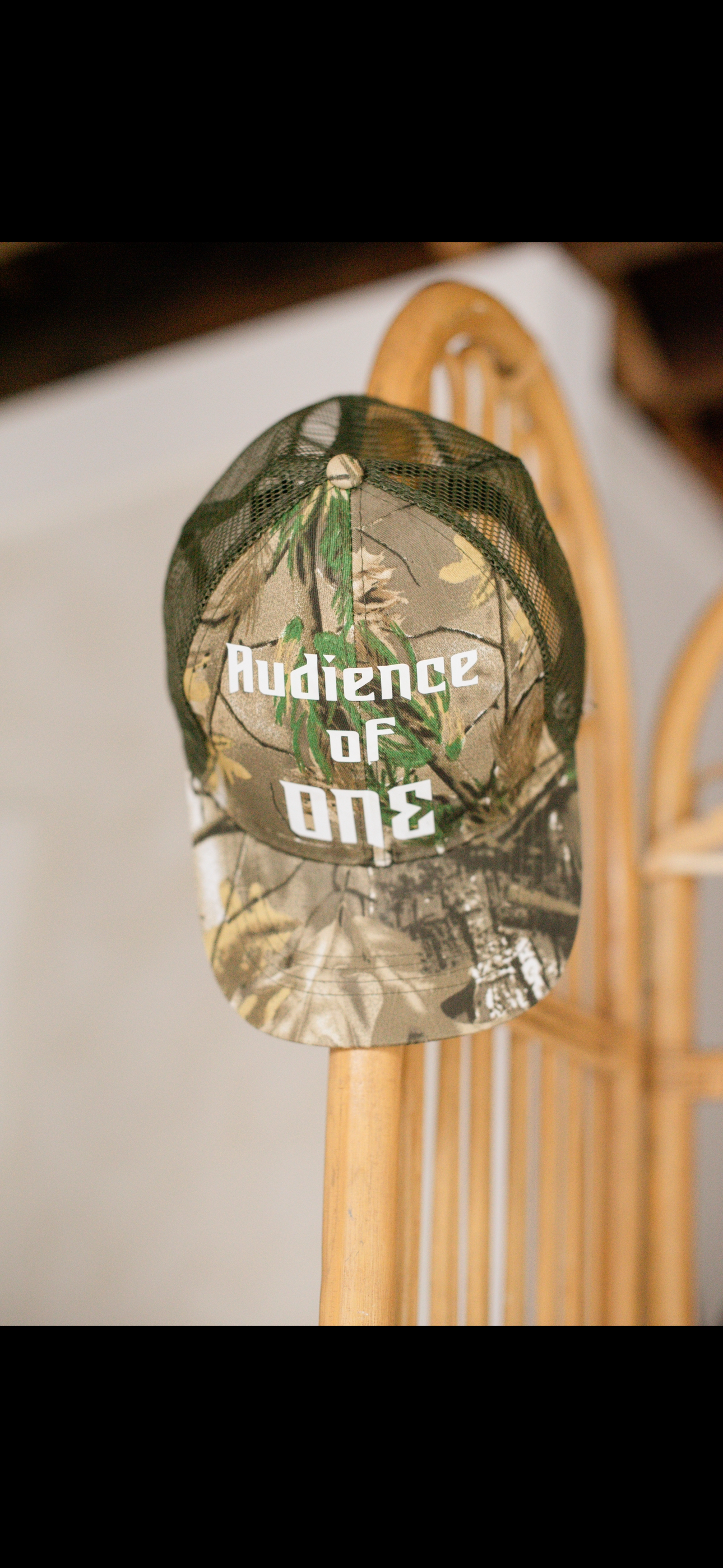 Audience of One Camo Hat