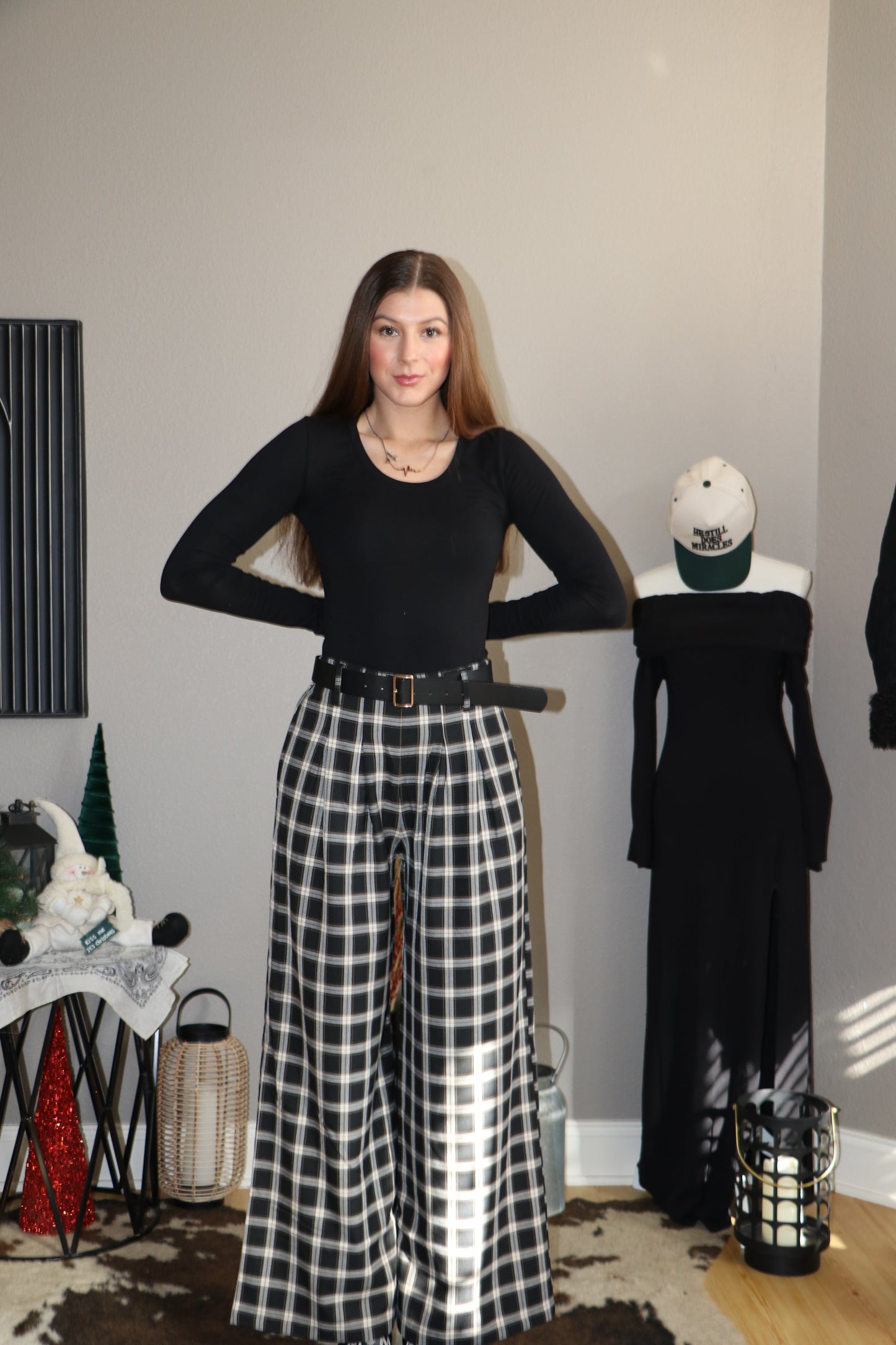 Long Sleeve Scoop Neck Top