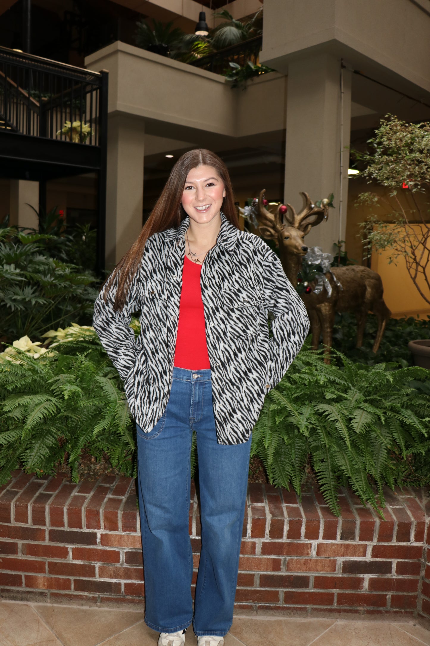 Long Sleeve Scoop Neck Top