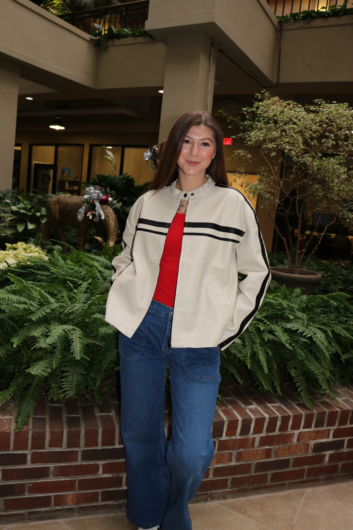 Long Sleeve Scoop Neck Top