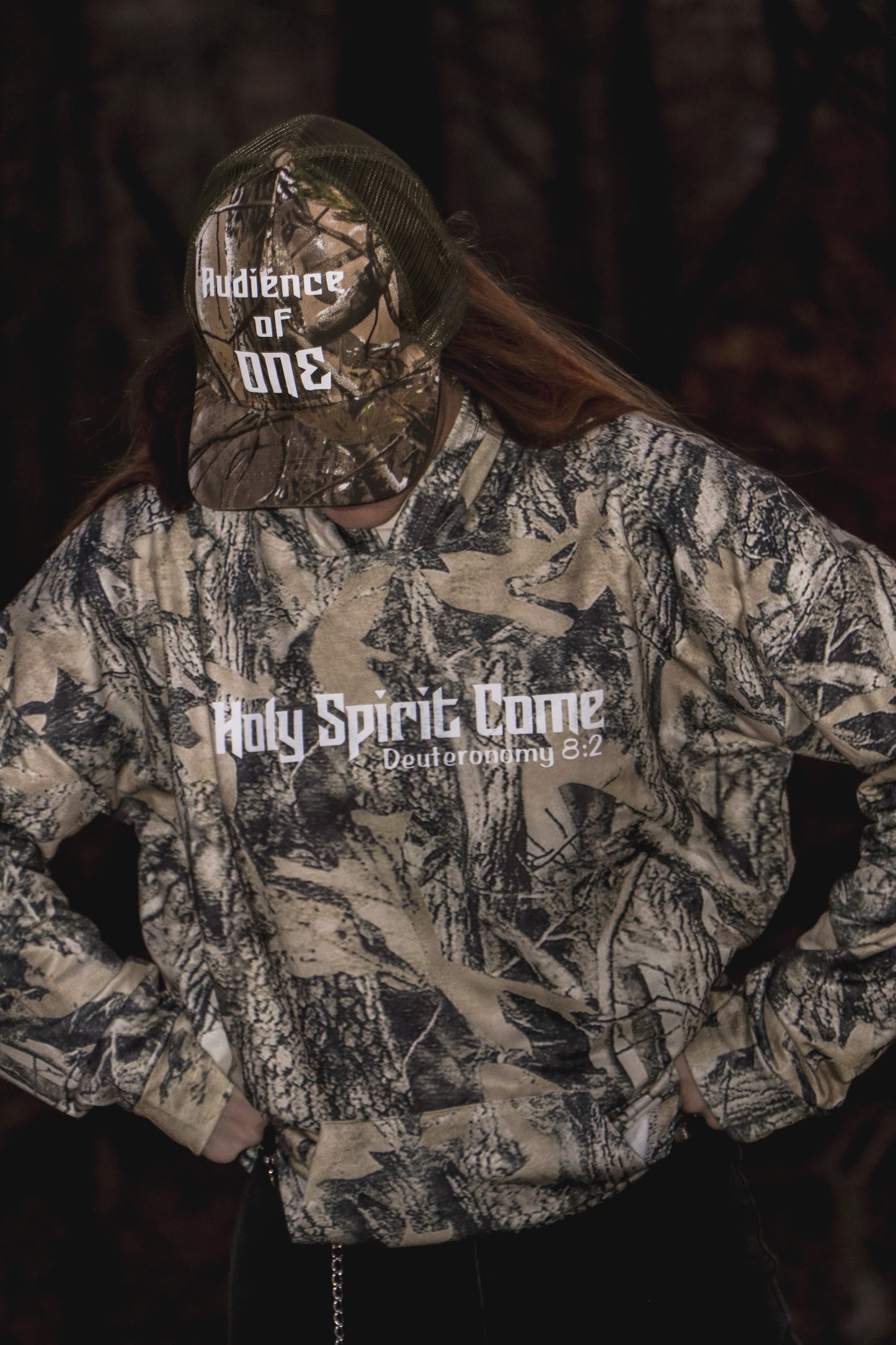 Holy Spirit Come Camo Hoodie