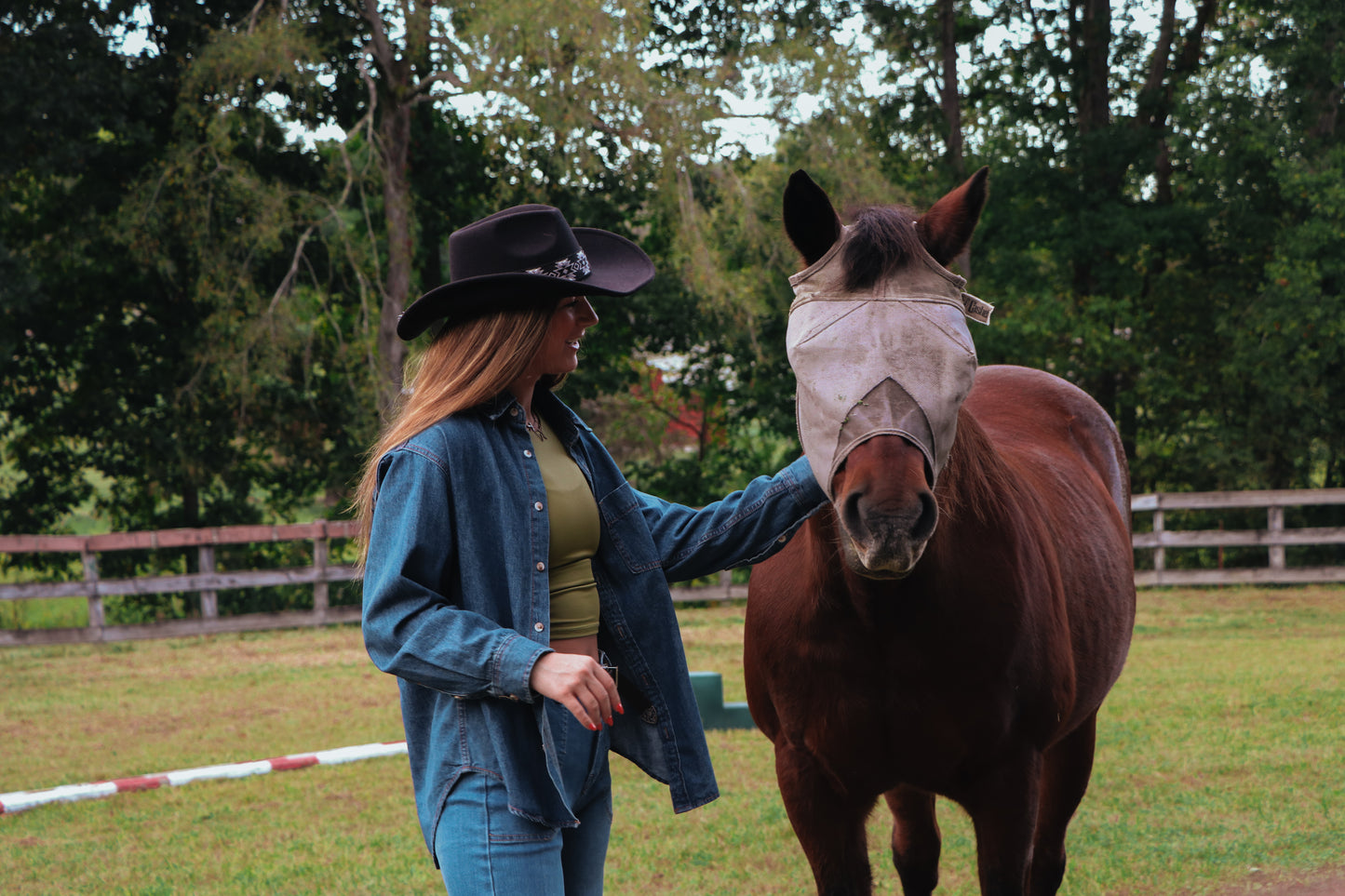 Denim Button Down Shirt