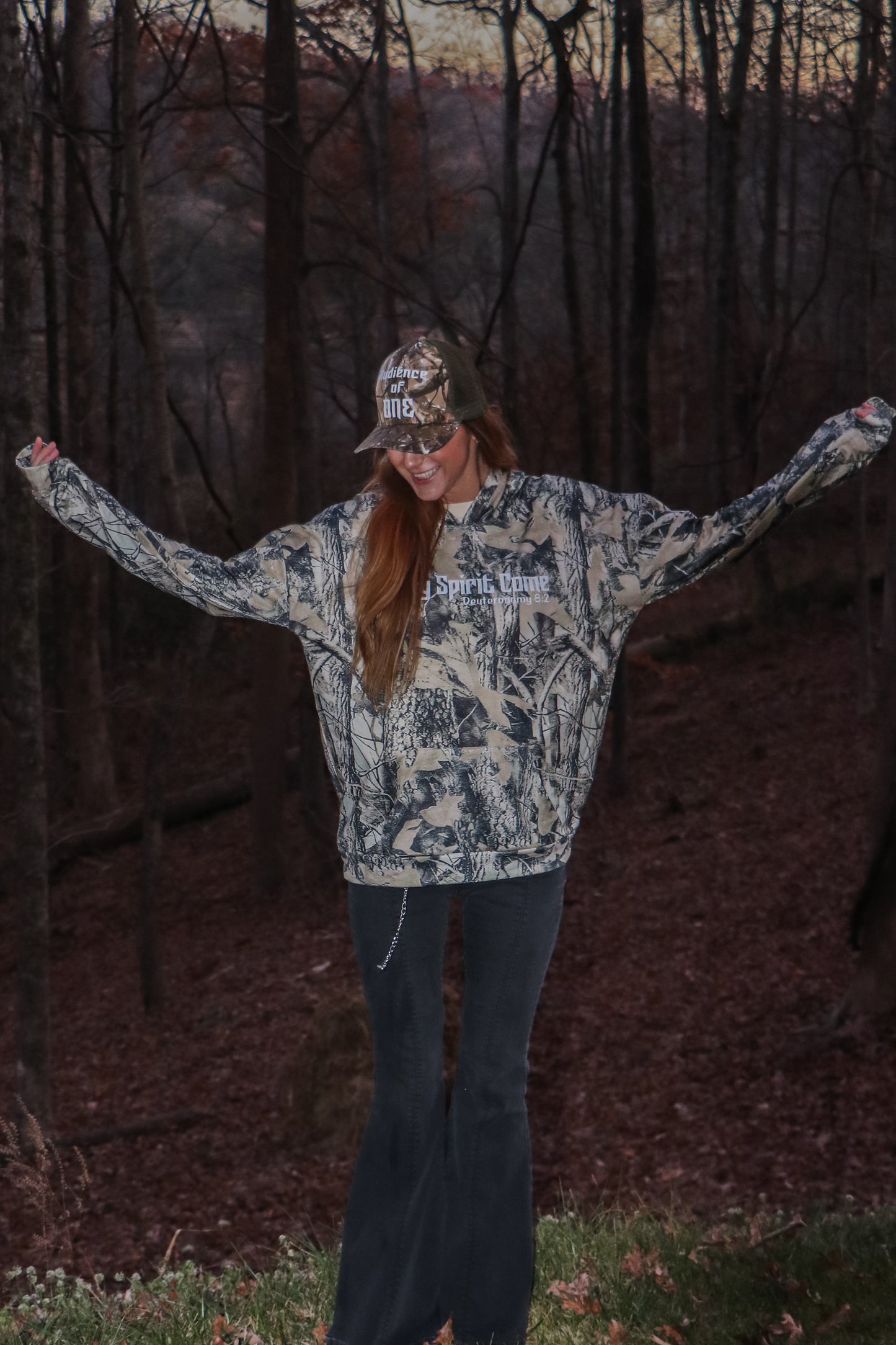 Holy Spirit Come Camo Hoodie