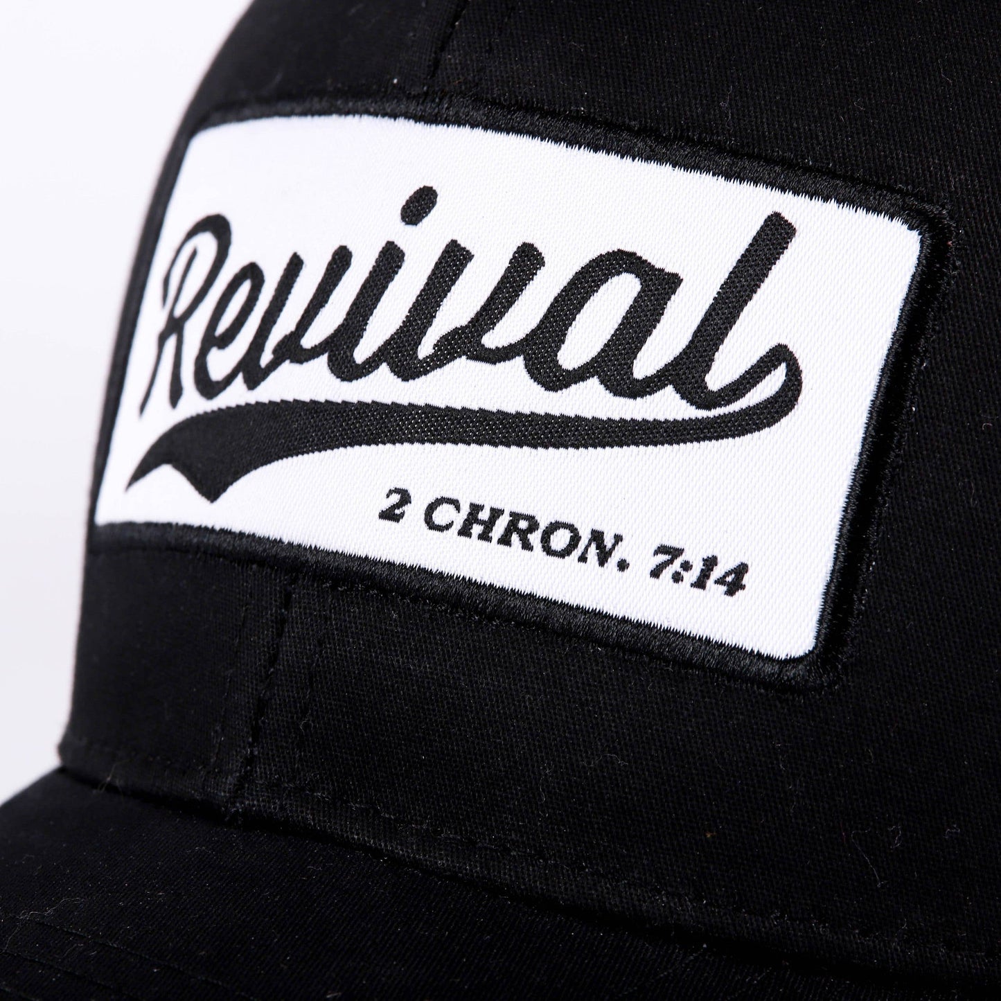 Trucker Hat - "Revival" Black & White