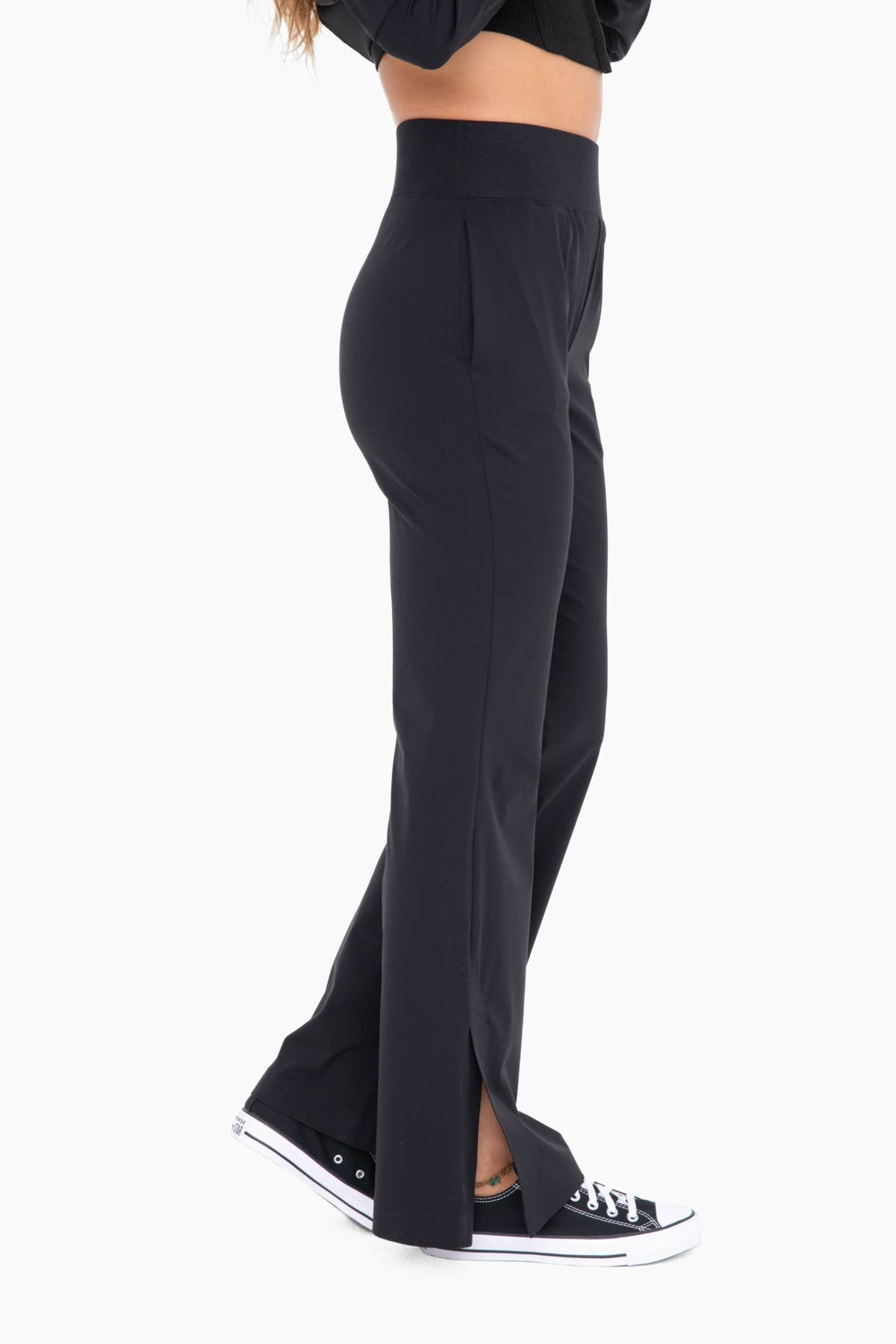 Graphene-Blend Wide Leg Active Pants