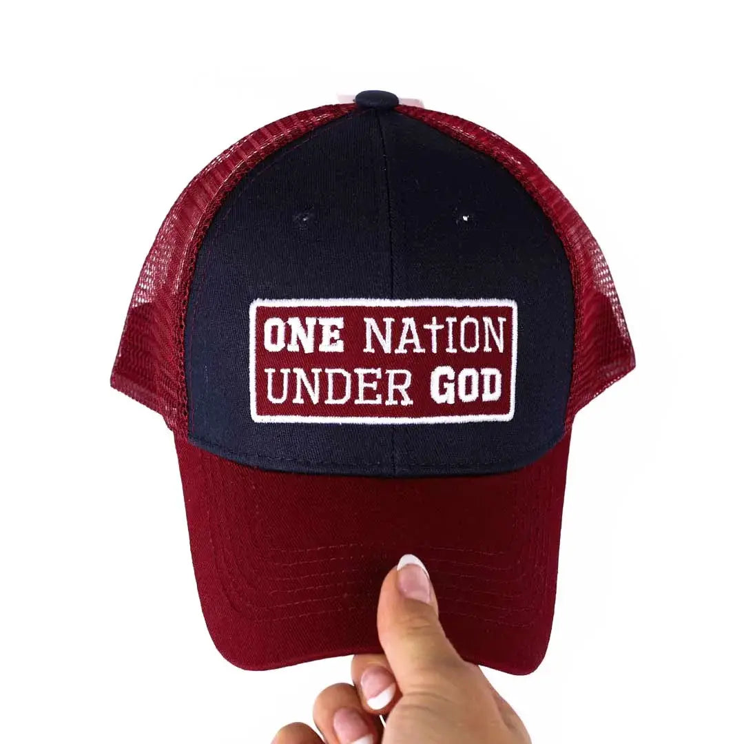 One Nation Under God Mesh Back Hat