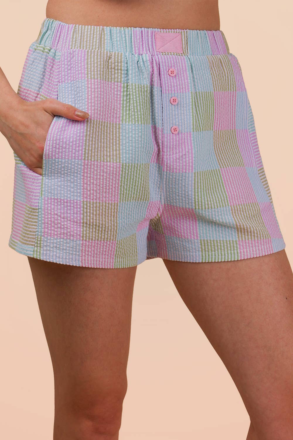 Backroad Boxer Shorts | Striped & Checker Trendy Lounge Shorts